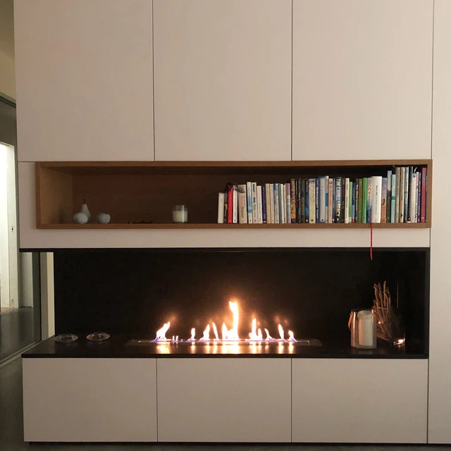 Built in Bioethanol Fire Place